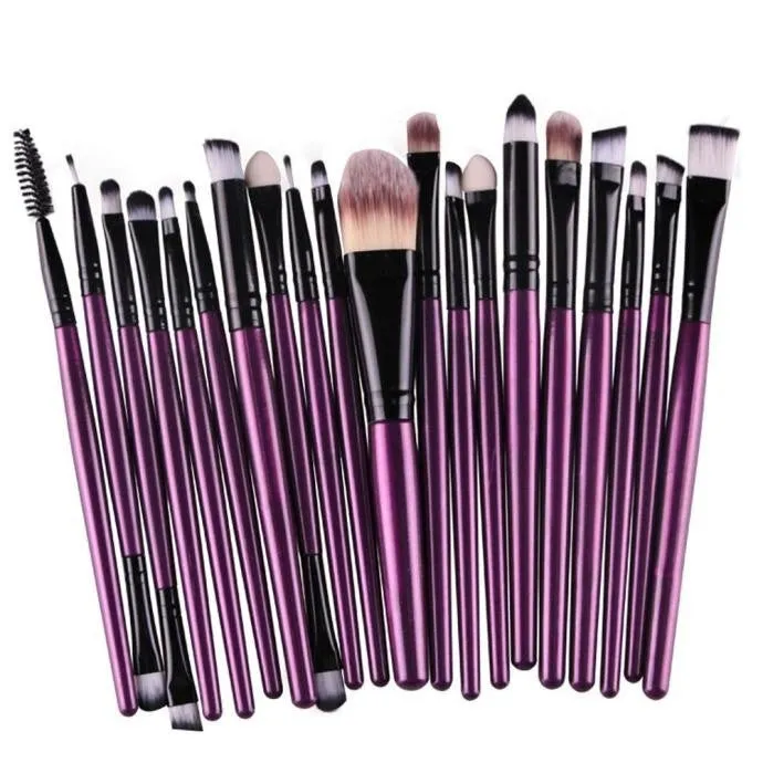 20pcs/set Makeup Brush Set tools Make-up Toiletry Kit Wool  Set