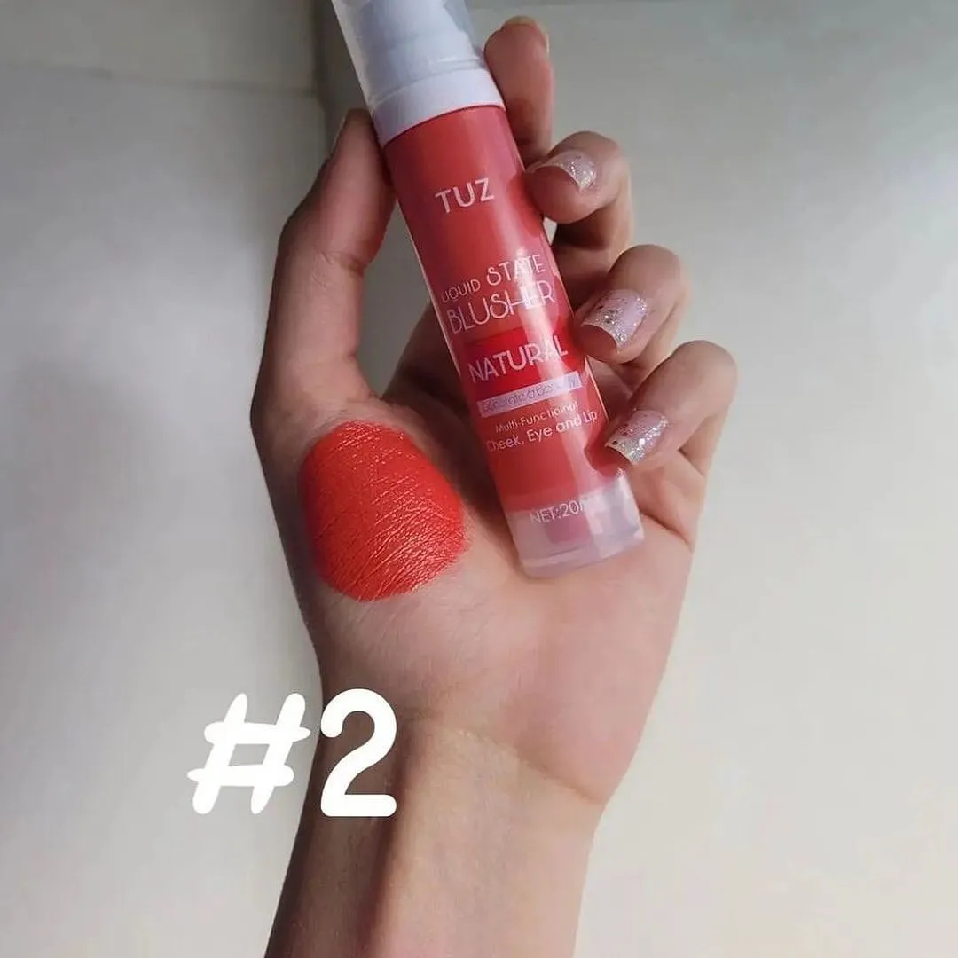 4pcs TUZ Creamy Liquid Blush Matte Pigmented Blush