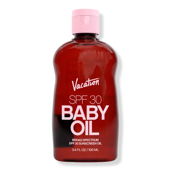 Baby Oil SPF 30 x Vacation Sunscreen