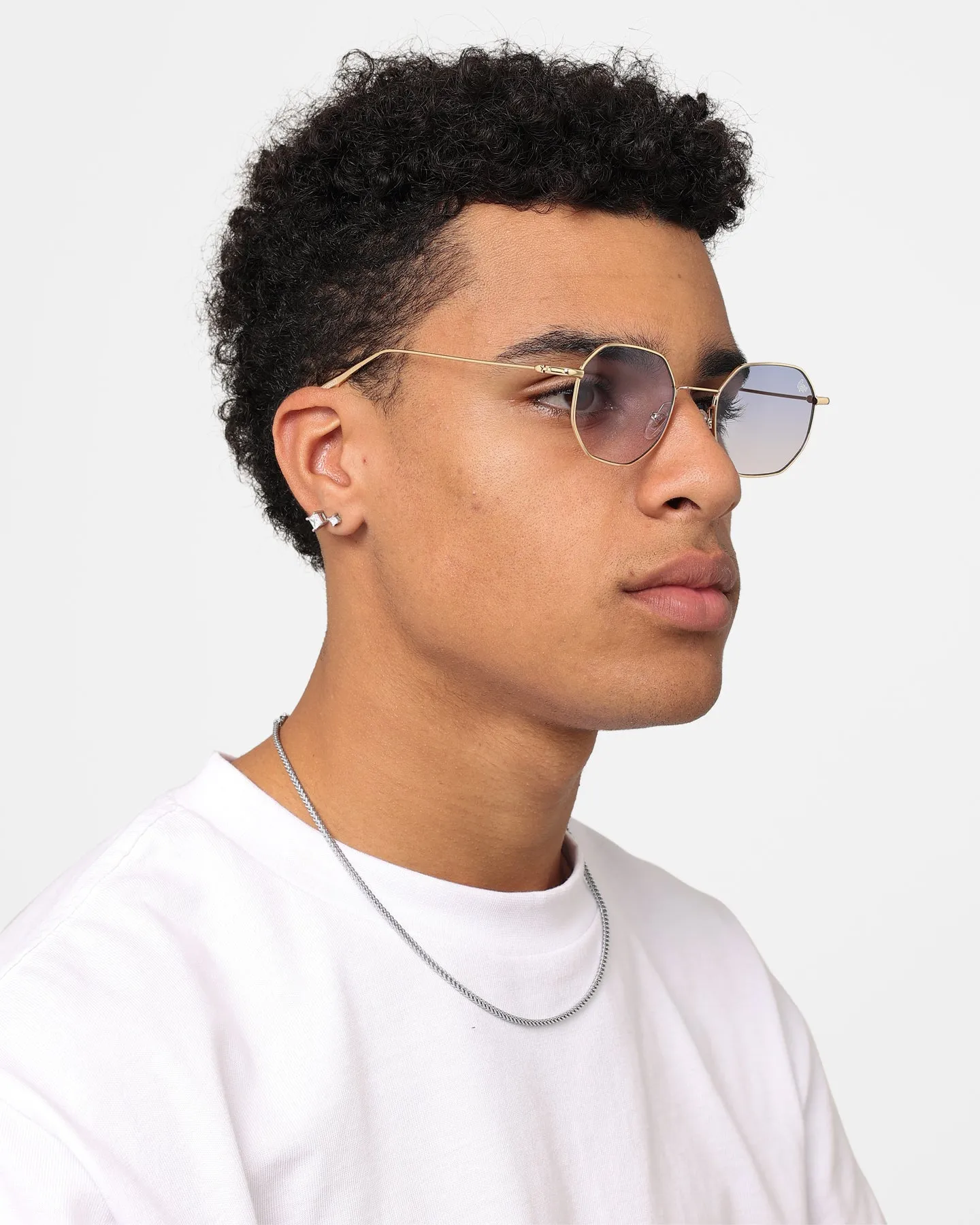 Belvoir & Co Elton II Sunglasses Blue/Gold