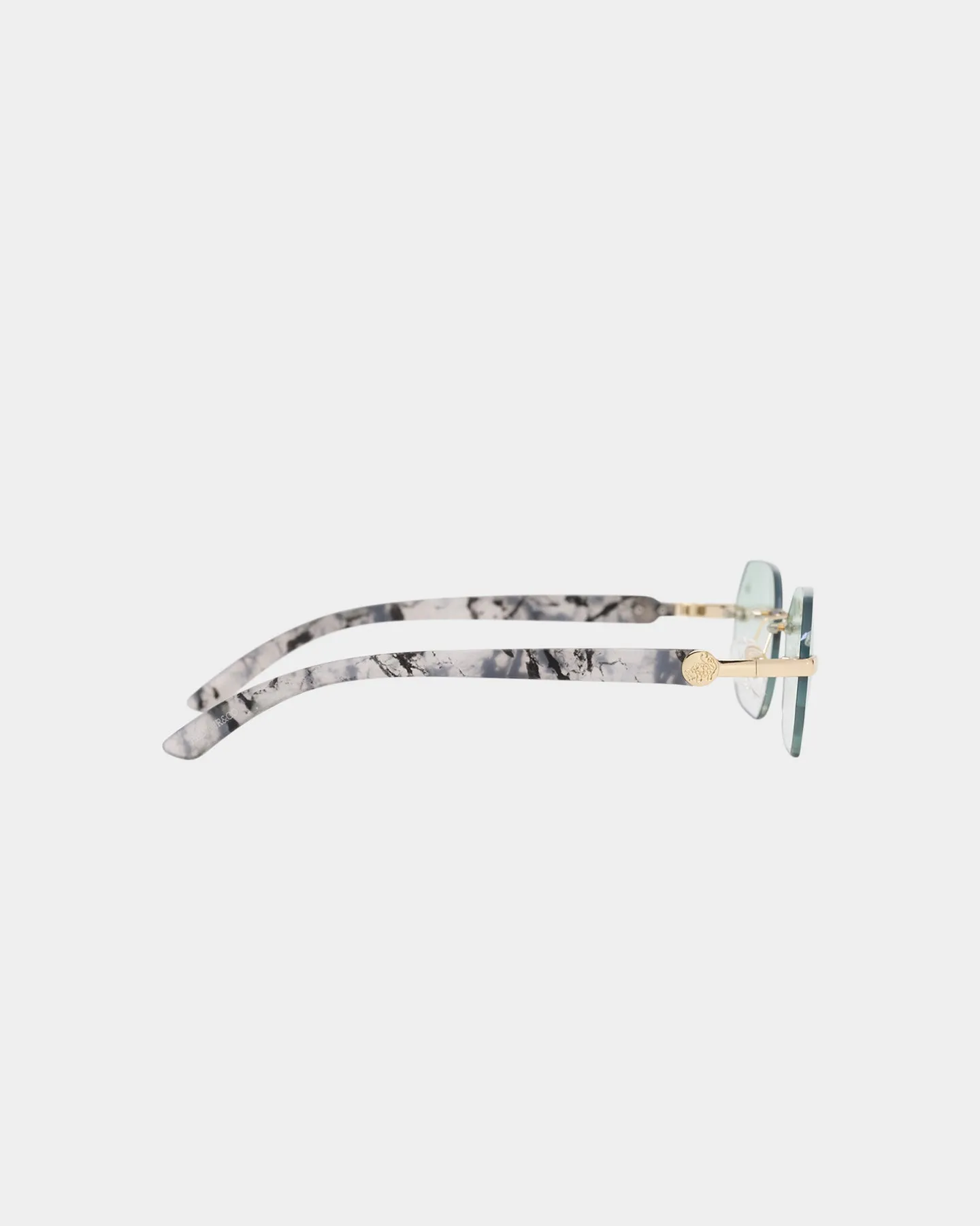 Belvoir & Co Willow Sunglasses Green/Marble