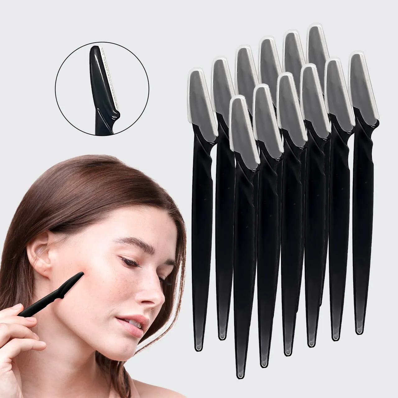 Dermaplaner 12 pack - Black PFINSTORE