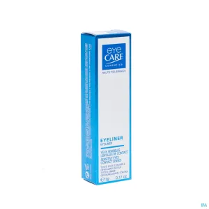 Eye Care Eyeliner 301 Zwart - Intens Zwarte Waterproof Vloeibare Eyeliner voor Gevoelige Ogen