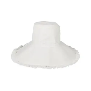 hat attack white canvas packable hat