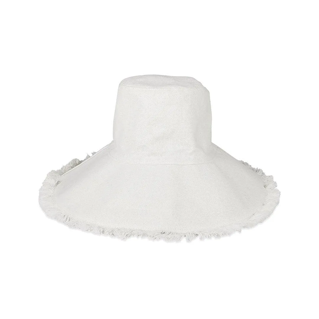 hat attack white canvas packable hat