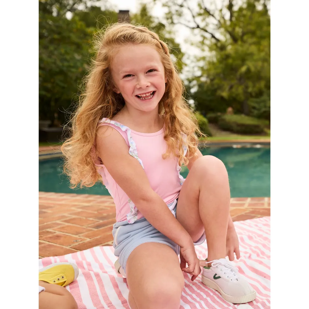 Lissie Bathing Suit -- Pink w/ Bea's Bouquet