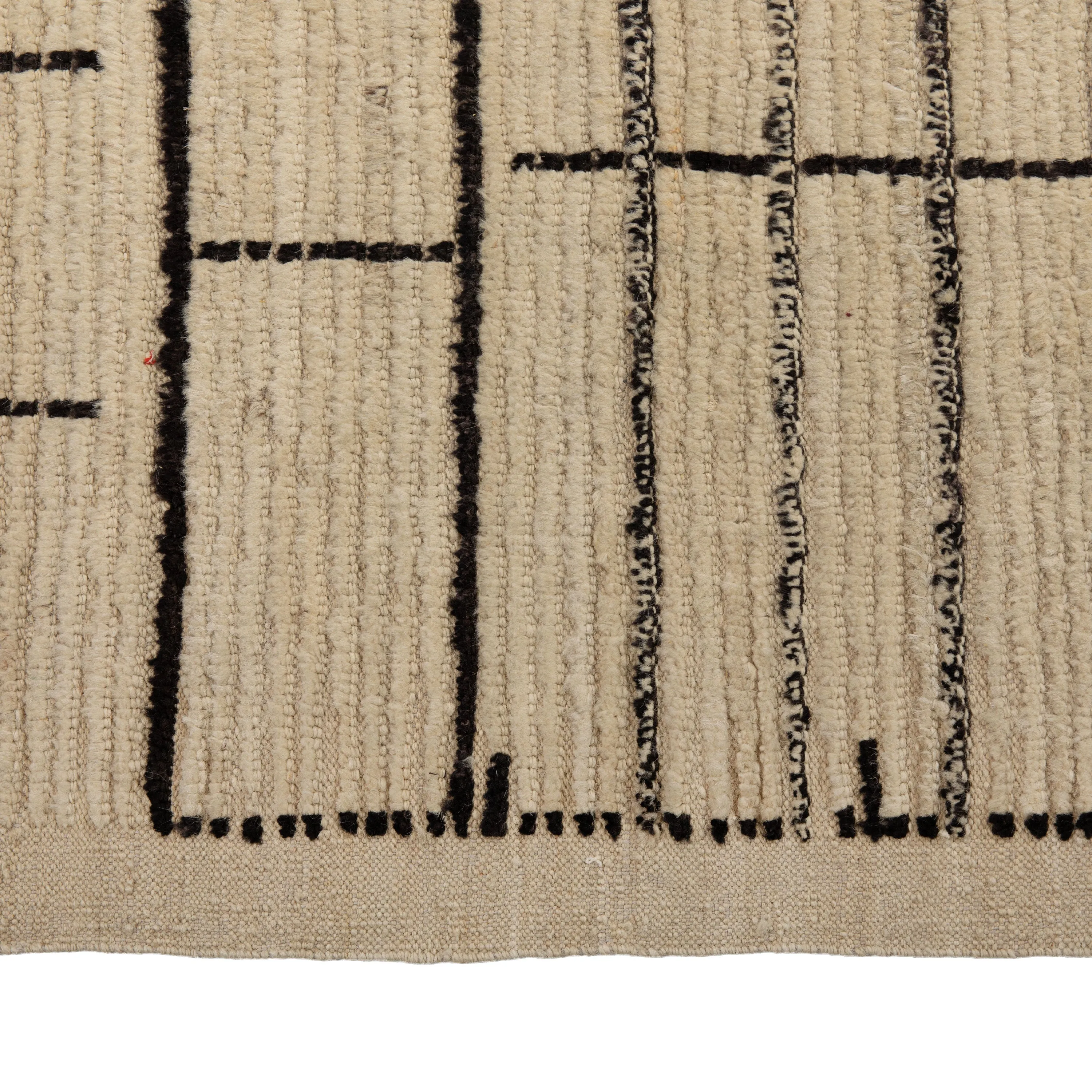 Natural Zameen Transitional Wool Rug - 13'7" x 14'4"