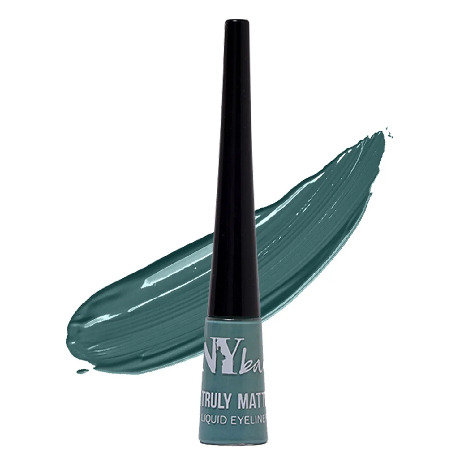 NY Bae Truly Matte Liquid Eyeliner | Mint | Matte Finish | Long Lasting | Quick Dry | Water Proof - Majestic Mint 14 (4.5 ml)