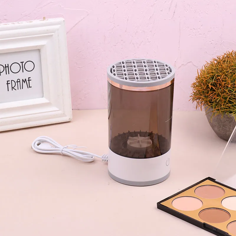 Portable Electric Makeup Brush Cleaner Machine - USB Charged
