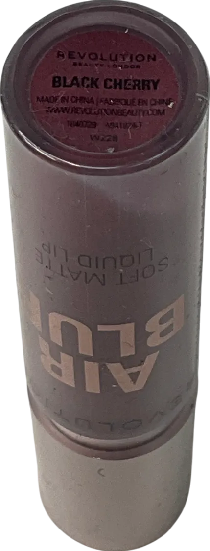 Revolution Air Blur Matte Liquid Lipstick Black Cherry 3.5