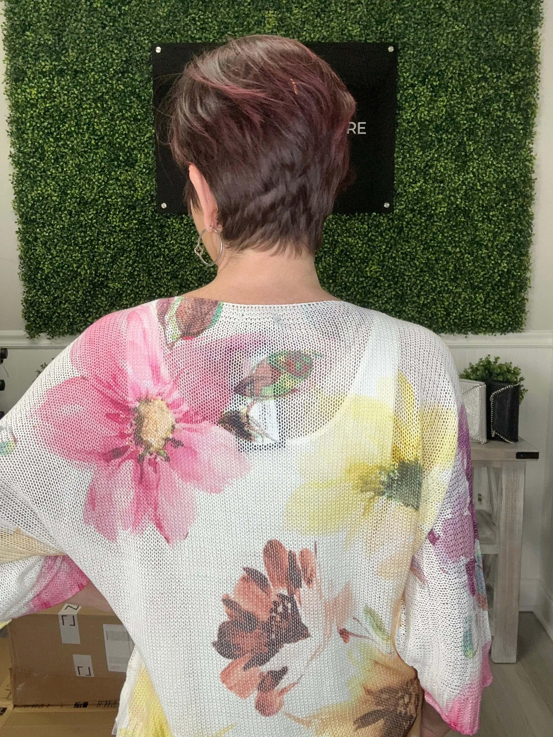 Spring Bouquet Sweater