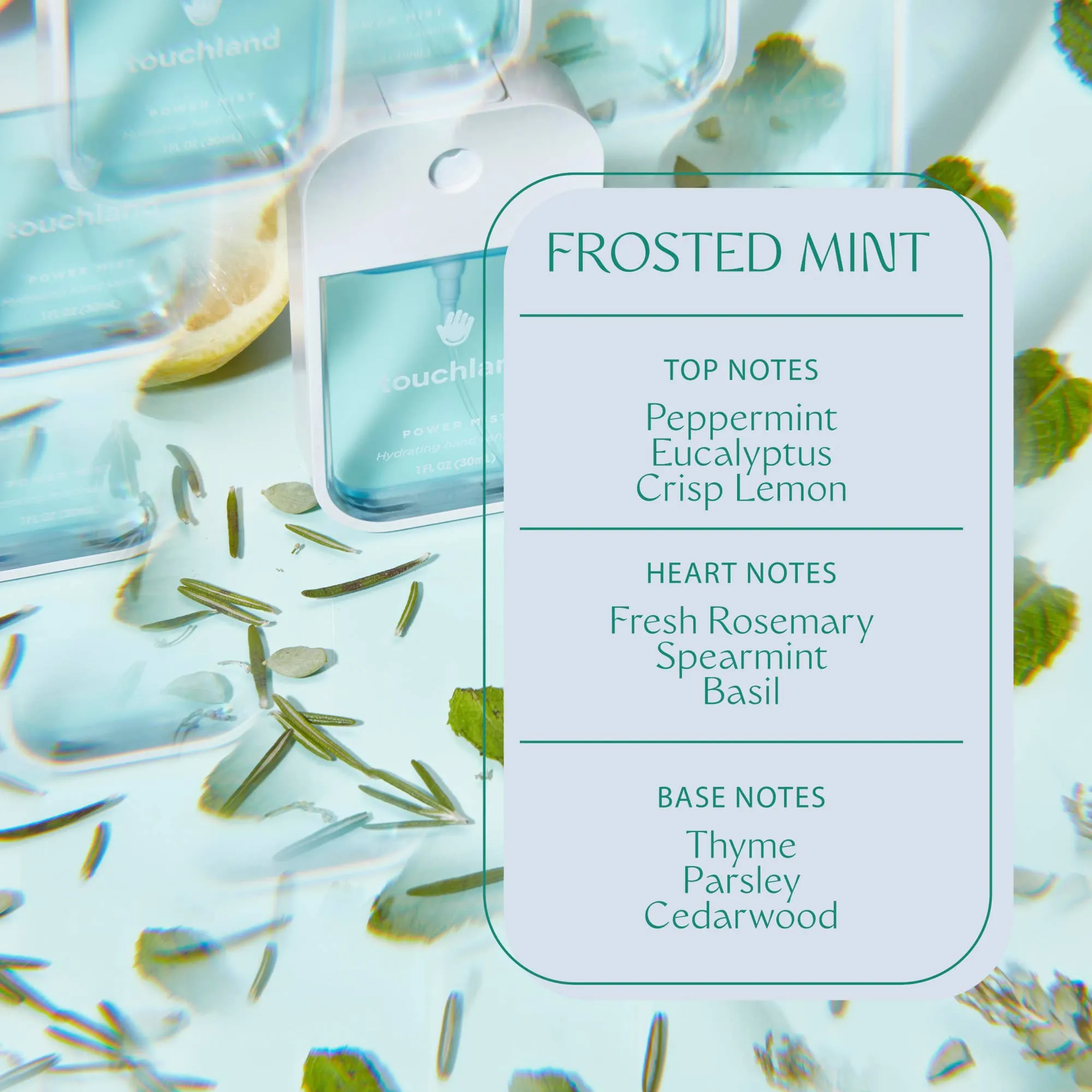 Touchland Hand Sanitizer - Frosted Mint